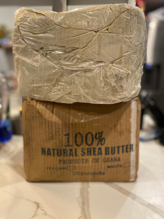 Raw Natural Shea Butter - 25 lbs