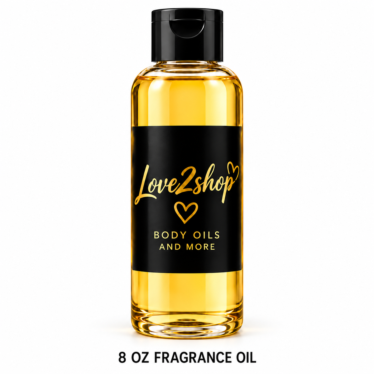 Love2shop solo 8 oz fragrance oil with black cap
